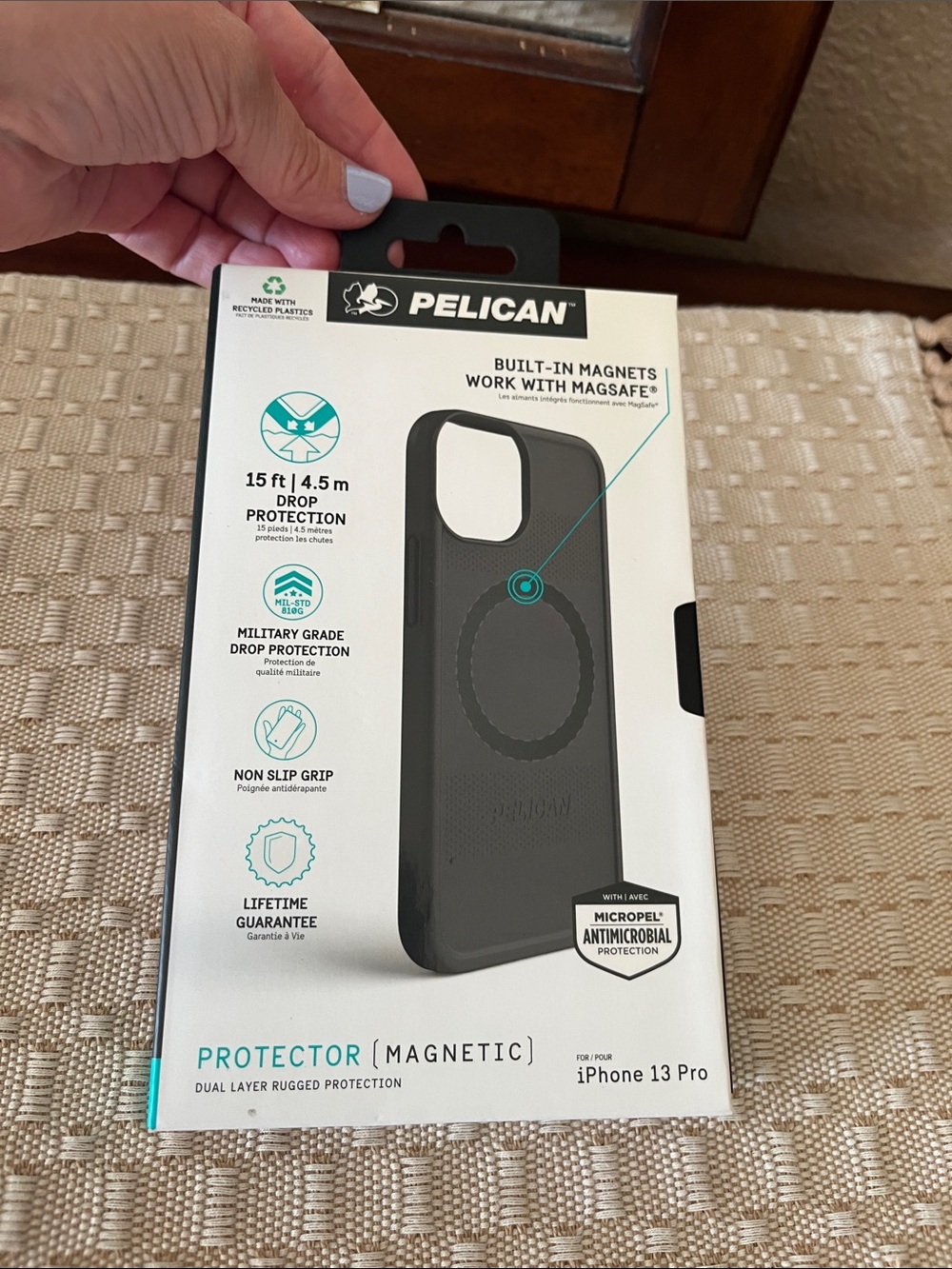 Pelican iPhone 13 Pro Black Case